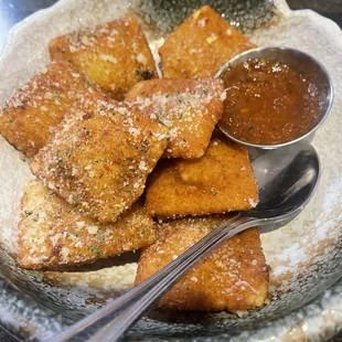 Fried ravioli