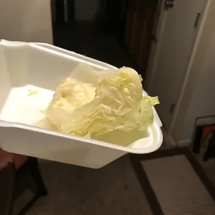 Good thing I paid for extra lettuce on the minced chicken...this is the third time, I won&apos;t make this mistake again.