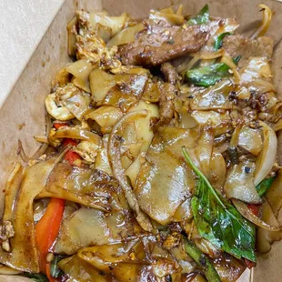 Drunken noodles