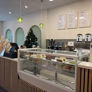 Pastry display and counter