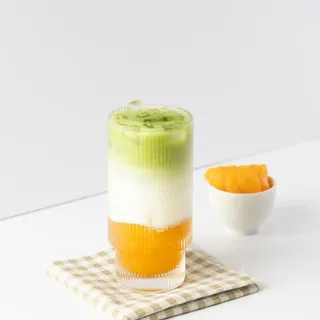 Hot Sunset Matcha Fresh Milk