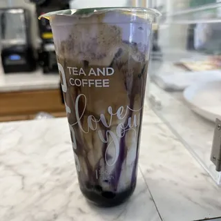 Taro Cloudy Cafe Latte