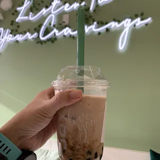 Hot Black Milk Tea