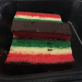 Rainbow cookies