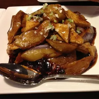 Fried Tofu with Eggplant