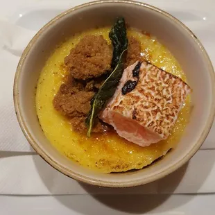 Key lime creme brulee