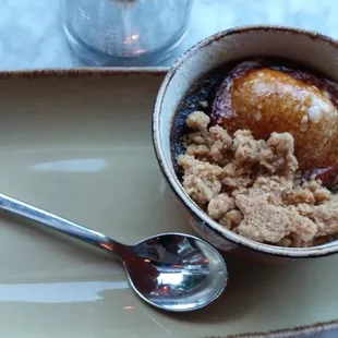 Creme brulee (I think)