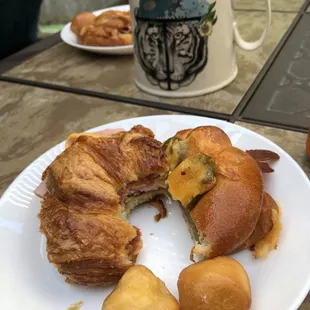 The Ham, Cheese, &amp; Egg Croissant is legit.