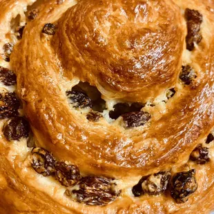 a close up of a pastry