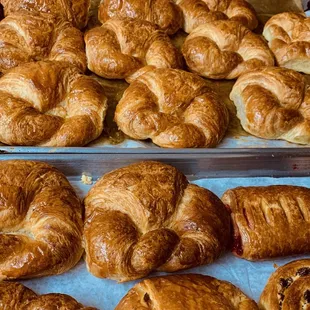 a variety of baked goods