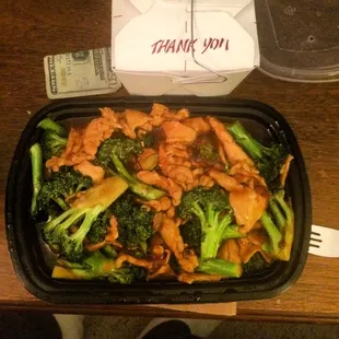 a meal in a plastic container