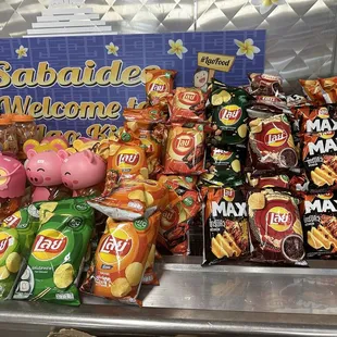 Unique flavors of chips