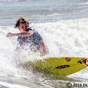 Surfing at JP Ludy Surf Park, Mustang Island, Corpus Christi, Texas - photo by DL Dean