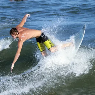 Mustang Island surfing - photo by DL Dean