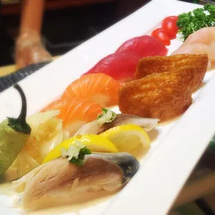 sashimi, sushi and sashimi, food, sushi