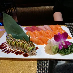 sushi and sashimi, food, sashimi, sushi