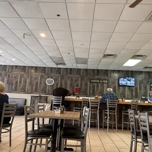 Renovated since last restaurant owners.