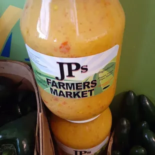 Hot pepper mustard!