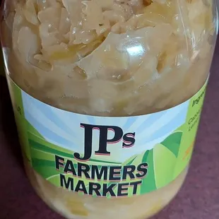 Sauerkraut.  Should be pretty good.