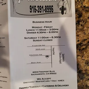 Menu part 6