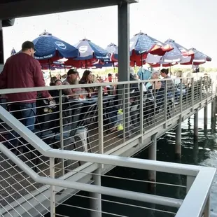 This is the outside section of the restaurant