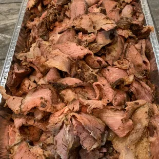 Thin sliced tri tip!