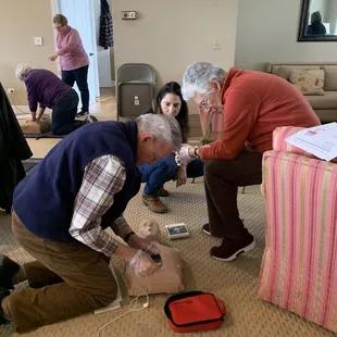 Learning Life Saving Skills!