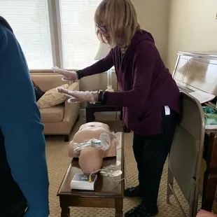 Learning Life Saving Skills!