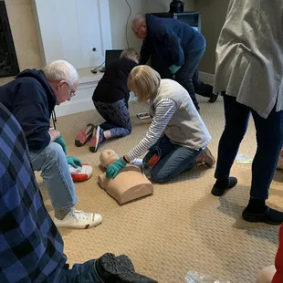 Learning Life Saving Skills!