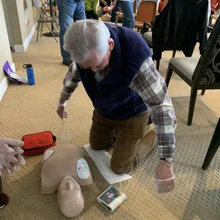 Learning Life Saving Skills!