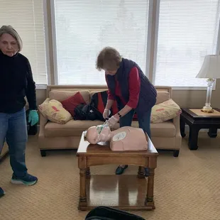 Learning Life Saving Skills!