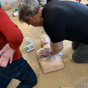 Learning Life Saving Skills!