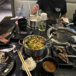 Szechuan and Hearty herb broth