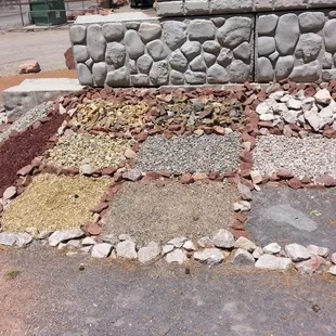 a pile of rocks and gravel