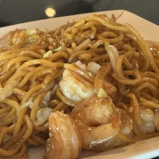 Shrimp lo mein