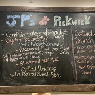 Today&apos;s specials