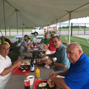 Party on the patio at JP's.