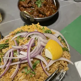 JP&apos;s Chicken Biryani and Goat Lamb Kadai