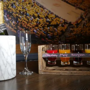 Mimosa Flight. Available everyday