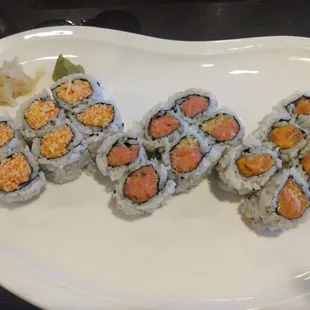 Spicy Maki Combo Spicy tuna roll Spicy Salmon Spicy Crab