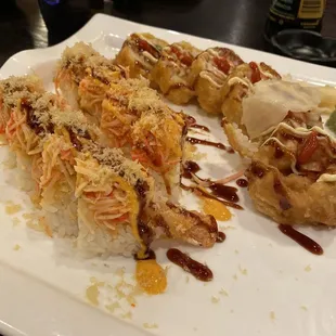 Spongebob and dynamite rolls