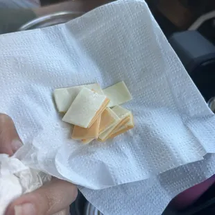 Antipasto should BE an Italian cheese! No one likes processes cheese on salad.