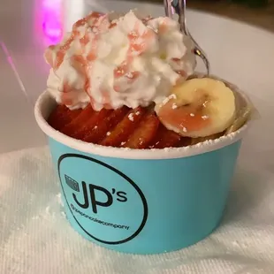 Strawberry Banana White