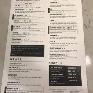 Menu page 2