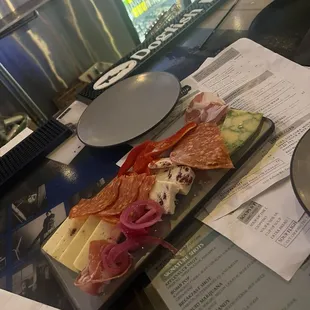 Meat and cheese board