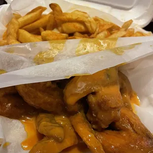 Super saucy honey gold Whole Wings