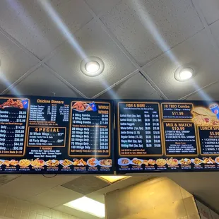 the menu