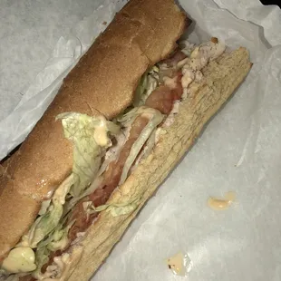 Chicken BLT sub!
