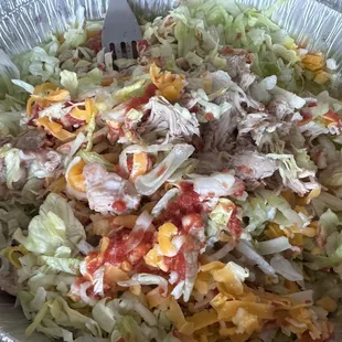 Chicken tostadas