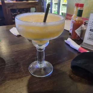 a margarita in a glass